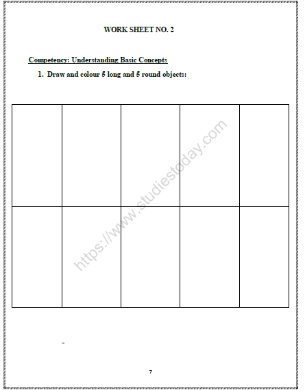 CBSE Class 2 Maths Practice Worksheets (30)-What is Long(2)