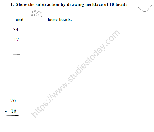 CBSE Class 2 Maths Practice Worksheets (71)-Give and Take(2)