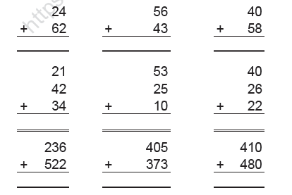 CBSE Class 2 Maths Practice Worksheets (82) - Revision 2