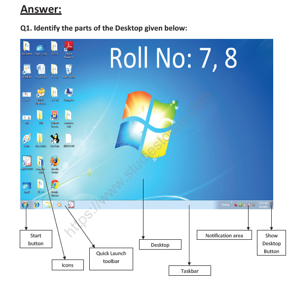 CBSE Class 3 Computer Practice Worksheet (12) - Desktop 1