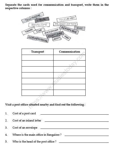 CBSE Class 3 English Practice Worksheets (45)-What’s in the mail box 2