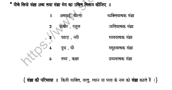 CBSE Class 6 Hindi Noun Worksheet Set B 3