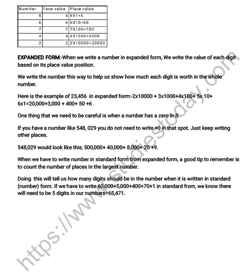 CBSE Class 6 Mathematics Knowing Our Numbers Worksheet Set A 3