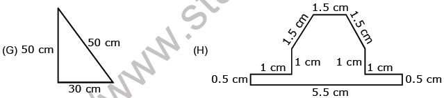 CBSE Class 6 Mensuration Worksheet Set A-