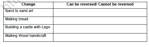 CBSE Class 6 Science Changes around us Worksheet Set B 1