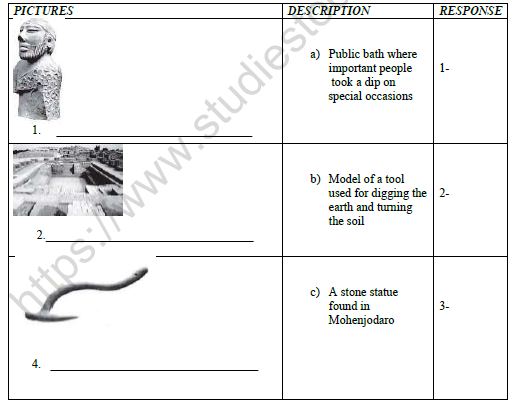 CBSE Class 6 Social Science In The Earliest Cities Worksheet Set B