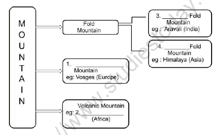 CBSE Class 6 Social Science Major Landforms of The Earth Worksheet