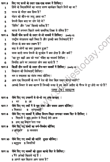 CBSE Class 7 Hindi Question Paper Set 2 Solved 2