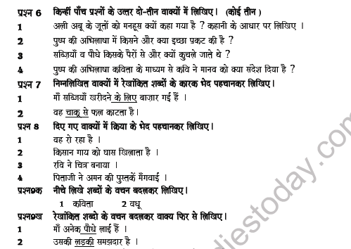 CBSE Class 7 Hindi Question Paper Set 9 Solved 2