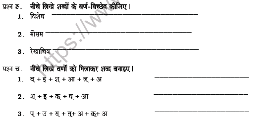 CBSE Class 7 Hindi Worksheet Set D 3