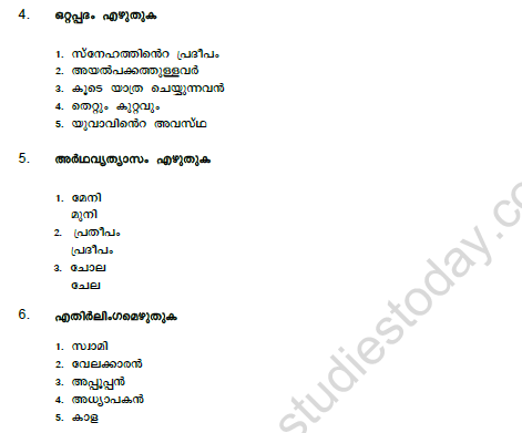 CBSE Class 7 Malayalam Question Paper Set H 2