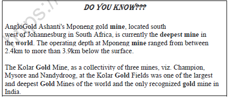 CBSE Class 7 Social Science Inside Our Earth Worksheet Set B 2