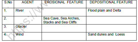 CBSE Class 7 Social Science Our Changing Earth Worksheet Set A 1