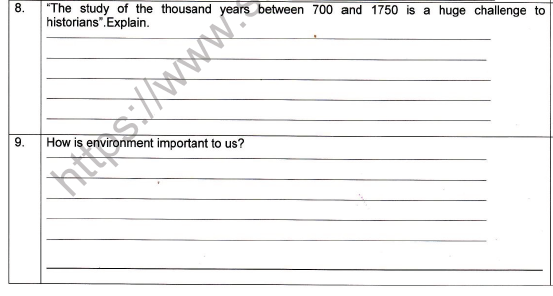 CBSE Class 7 Social Science Worksheet Set Q 3