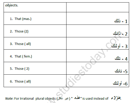 CBSE Class 8 Arabic Practice Worksheet Set H 2