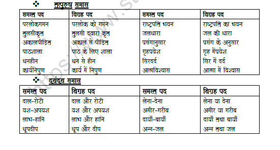 CBSE Class 8 Hindi Compound Worksheet Set A 2