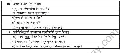 CBSE Class 9 Sanskrit Worksheet Set B 4