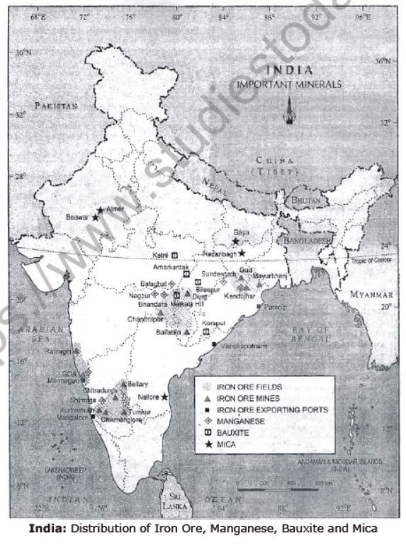 CBSE Class 10 Geography Mineral and Energy Resources Notes Set A