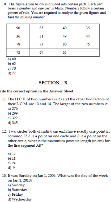 CBSE Class 8 Mathematics Sample Paper Set T