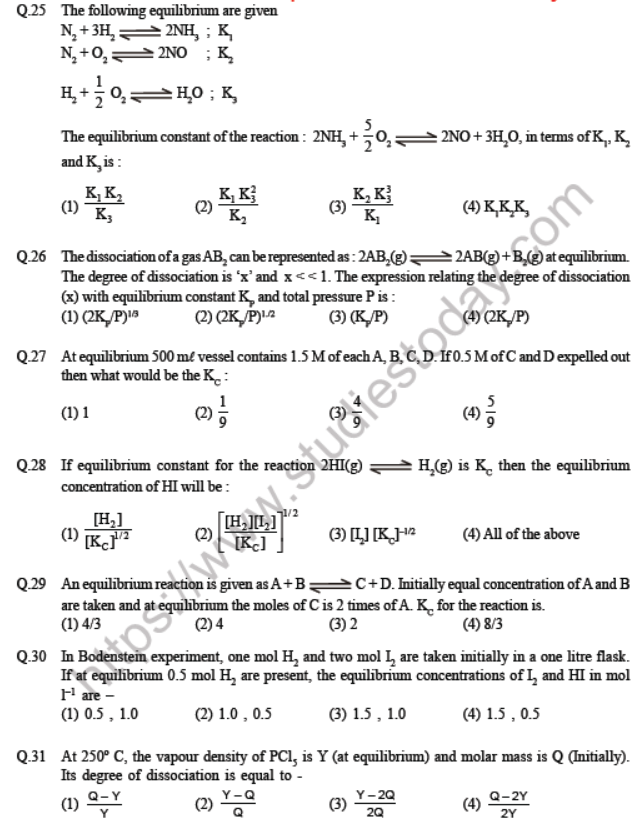 JEE Chemistry Environmental Chemistry MCQs B