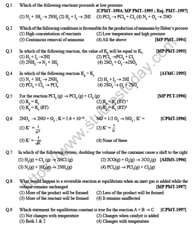 JEE Chemistry Environmental Chemistry MCQs D