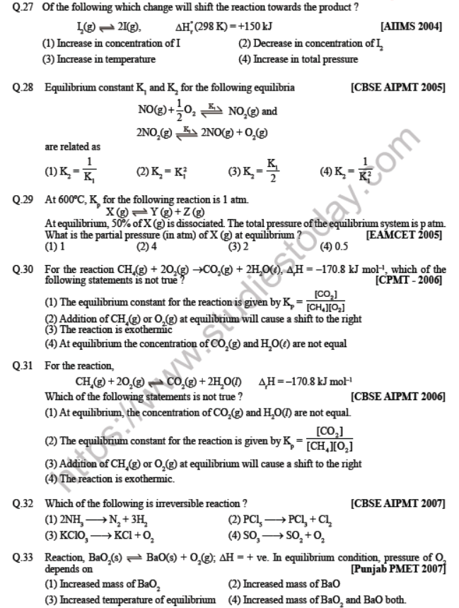 JEE Chemistry Environmental Chemistry MCQs D