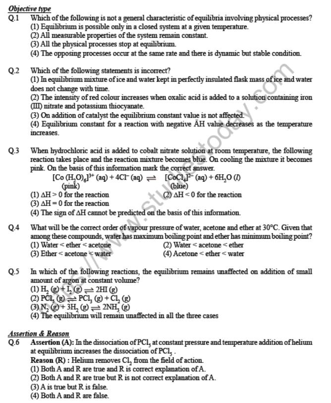 JEE Chemistry Environmental Chemistry MCQs E