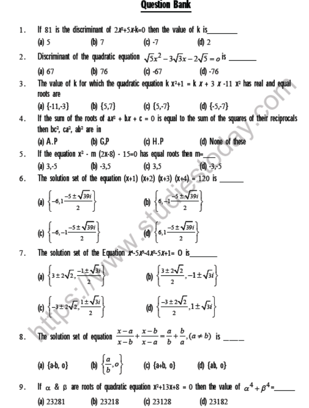 jee-mathematics-quadratic-equation-mcqs-multiple-choice-questions