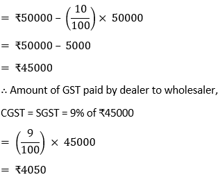 ML Aggarwal Solutions Class 10 Maths Chapter 1 Goods and Service Tax (GST)-2