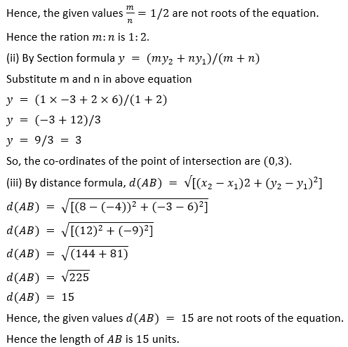 ML Aggarwal Solutions Class 10 Maths Chapter 11 Section Formula-10