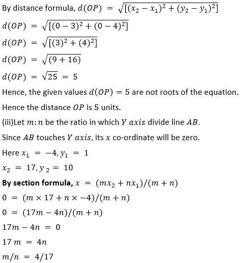 ML Aggarwal Solutions Class 10 Maths Chapter 11 Section Formula-11