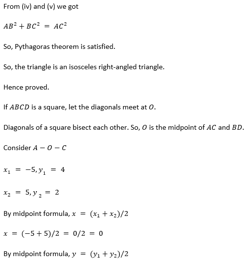 ML Aggarwal Solutions Class 10 Maths Chapter 11 Section Formula-19