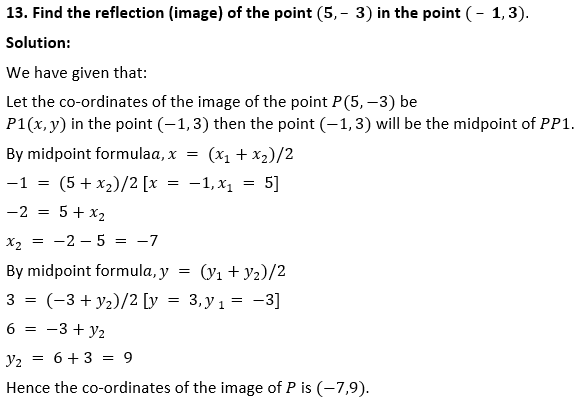 ML Aggarwal Solutions Class 10 Maths Chapter 11 Section Formula-7
