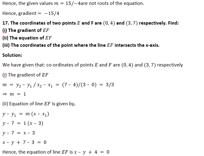 ML Aggarwal Solutions Class 10 Maths Chapter 12 Equation of Straight Line-4