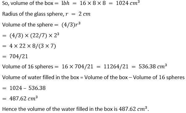 ML Aggarwal Solutions Class 10 Maths Chapter 17 Mensuration-26