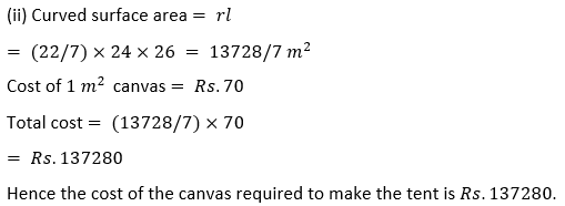 ML Aggarwal Solutions Class 10 Maths Chapter 17 Mensuration-3