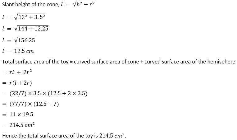 ML Aggarwal Solutions Class 10 Maths Chapter 17 Mensuration-31