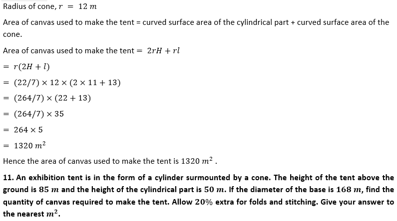 ML Aggarwal Solutions Class 10 Maths Chapter 17 Mensuration-34