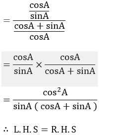 ML Aggarwal Solutions Class 10 Maths Chapter 18 Trigonometric Identities-28
