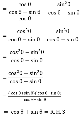 ML Aggarwal Solutions Class 10 Maths Chapter 18 Trigonometric Identities-30