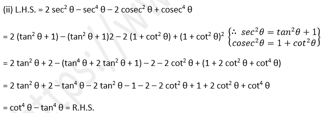 ML Aggarwal Solutions Class 10 Maths Chapter 18 Trigonometric Identities-31