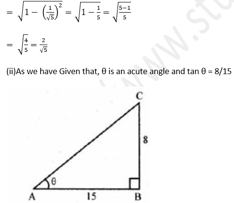 ML Aggarwal Solutions Class 10 Maths Chapter 18 Trigonometric Identities-56