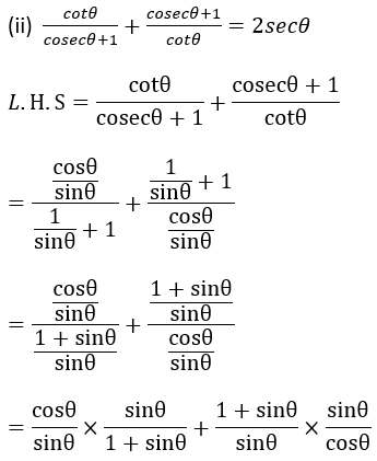 ML Aggarwal Solutions Class 10 Maths Chapter 18 Trigonometric Identities-67