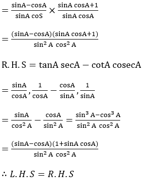 ML Aggarwal Solutions Class 10 Maths Chapter 18 Trigonometric Identities-76