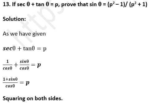 ML Aggarwal Solutions Class 10 Maths Chapter 18 Trigonometric Identities-84