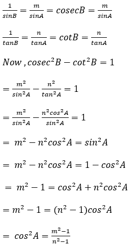 ML Aggarwal Solutions Class 10 Maths Chapter 18 Trigonometric Identities-88