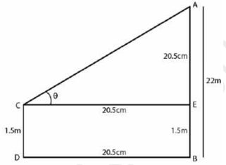 ML Aggarwal Solutions Class 10 Maths Chapter 20 Heights and Distances-16