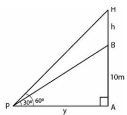 ML Aggarwal Solutions Class 10 Maths Chapter 20 Heights and Distances-18