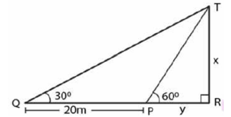 ML Aggarwal Solutions Class 10 Maths Chapter 20 Heights and Distances-21