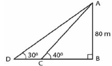 ML Aggarwal Solutions Class 10 Maths Chapter 20 Heights and Distances-34